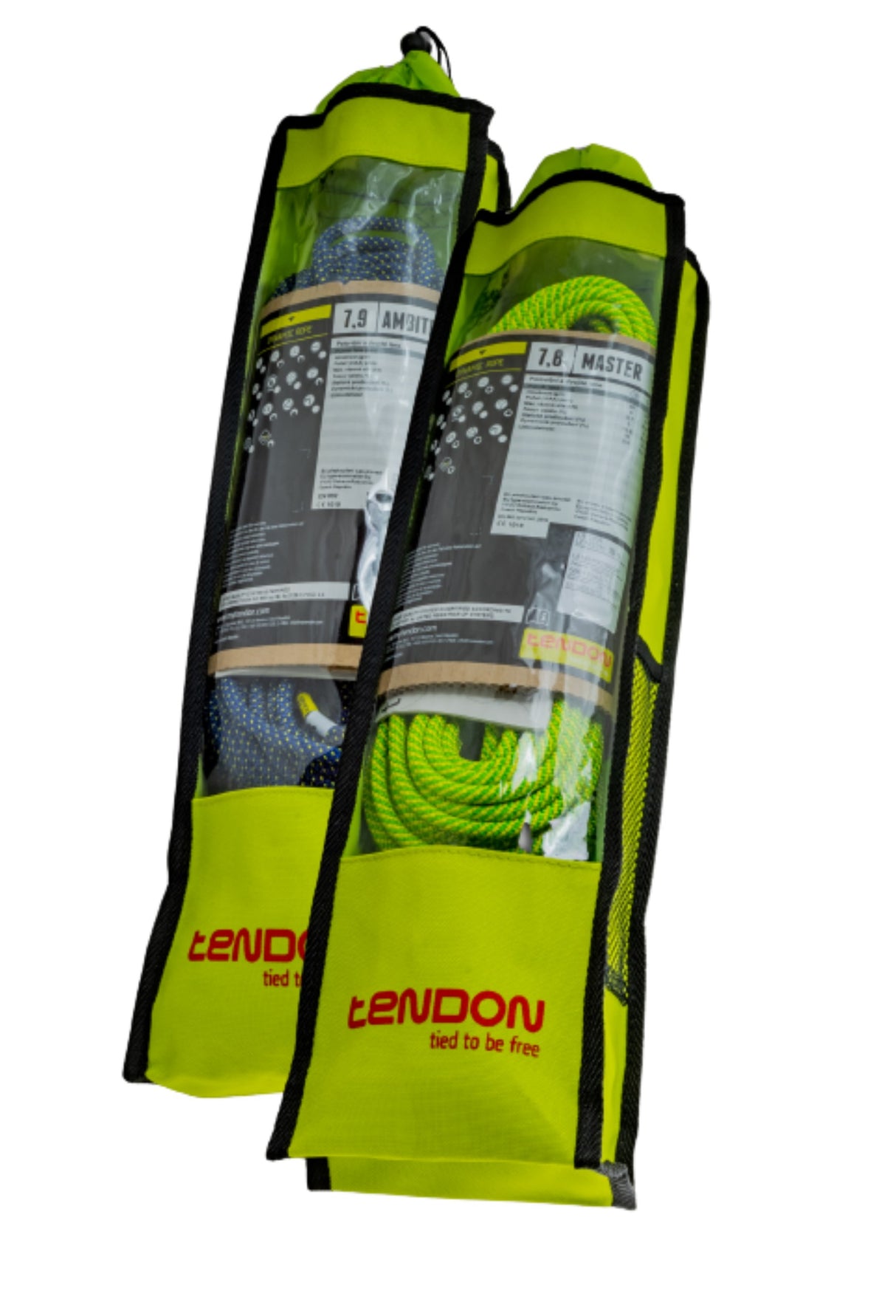 Polovičné laná TENDON - krátka dĺžka 30 - 35 m