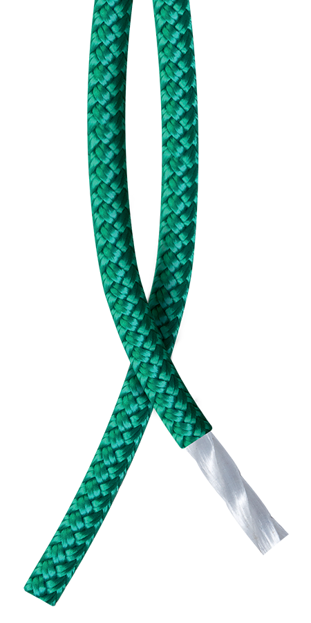 Jachtárske lano Bora - zelená / 10 mm