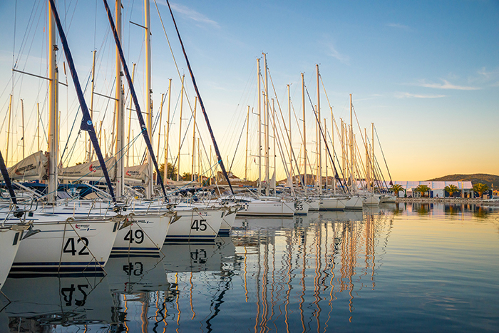 Odporúčané priemery kotvových a vyväzovacich lán