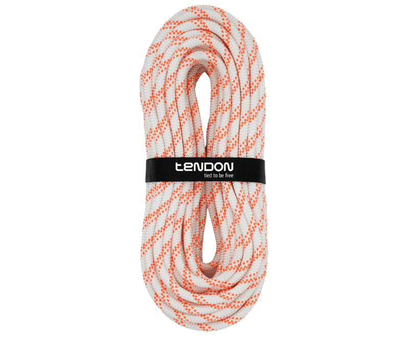 TENDON ESTATIC 10.5 - biela/oranžová / 30 m TENDON ESTATIC 10.5 - biela/oranžová / 30 m