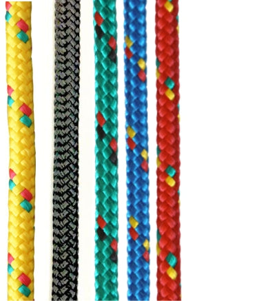 Laná a šnúry z PPV - pletené s jadrom