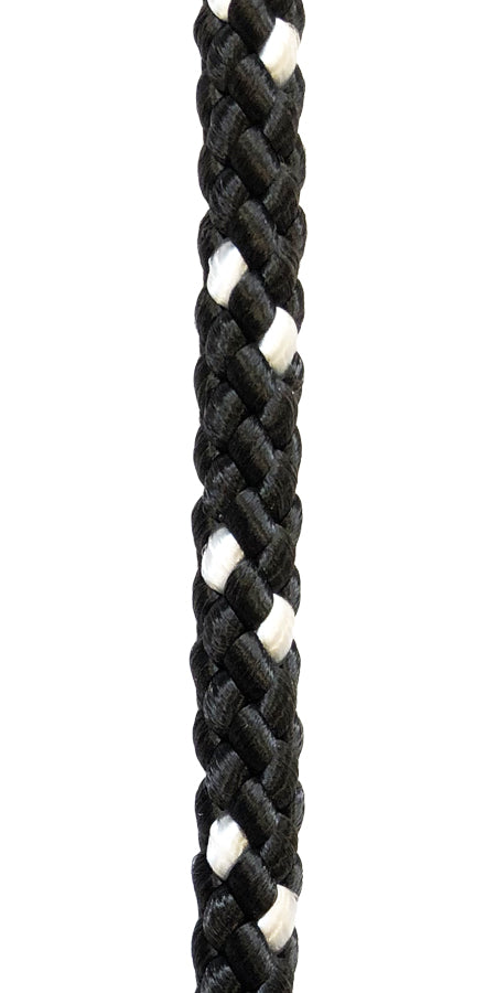 Laná a šnúry z PPV - pletené bez jadra, dvojfarebné