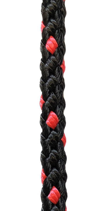 Laná a šnúry z PPV - pletené bez jadra, dvojfarebné