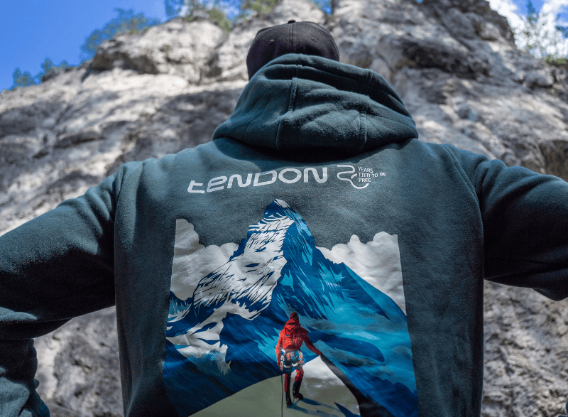 Mikina Tendon Anniversal - green